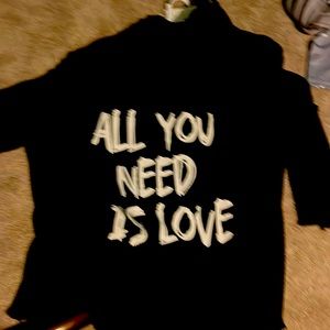 All You Need Is Love Jean Jacket